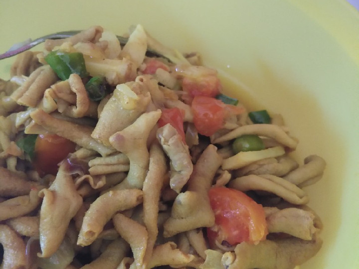 Resep Tumis usus ayam Anti Gagal