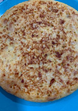 Una foto de Tortilla de coliflor