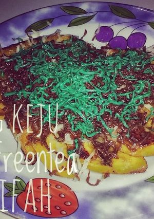 Foto resep Pisang Keju Coklat Greentea Simple