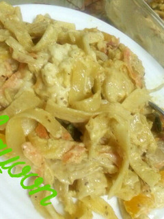 صورة لوصفة فوتشيني الدجاج بالكريمه والجبن 👌🍝