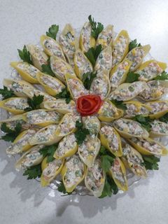 عکسی از دستور جامبو شلز شکم پر😋