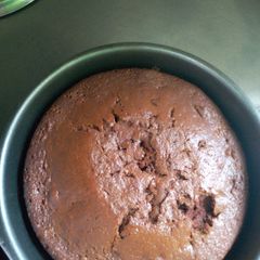 A picture of Blackforestcoffee cake.