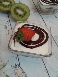 صورة لوصفة حلى كاسات الفواكه