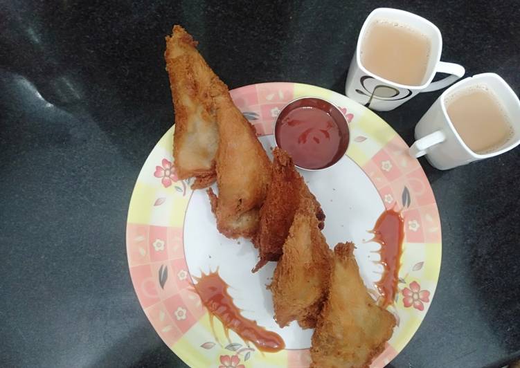 Recipe of Ultimate #ब्रेड समोसा।(Bread samosa)