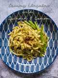 Creamy Linguine with Spinach & Lemon