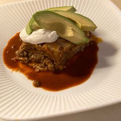 A picture of Enchilada Casserole.