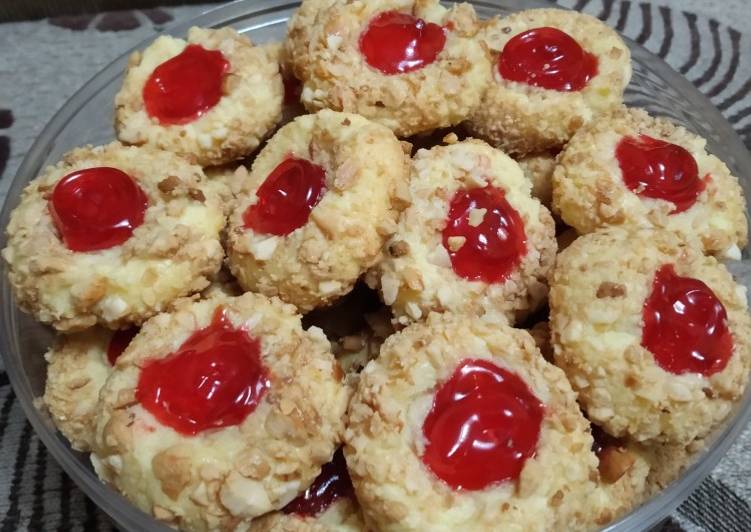 Resep Strawberry Thumbprint Cookies Anti Gagal