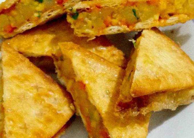 Resep Gabin Crakers Isi Sayuran Oleh Ala Ola Cookpad