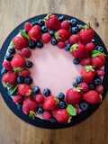 Epres fehércsoki mousse torta gluténmentesen