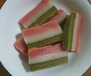 Cara Memasak Cepat Lapis Tepung Beras - Kulit Buah Naga Sedap