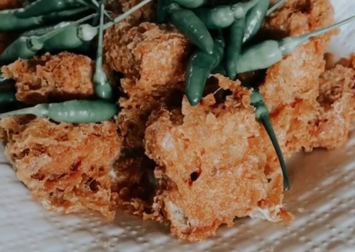 Tahu Crispy Kriuk (mirip tahu go!)