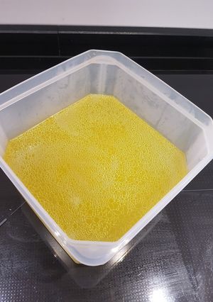 A picture of Homemade Chicken Broth.