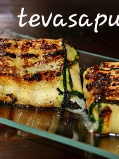 Una foto de Ravioli de calabacín y queso 🥒 🧀