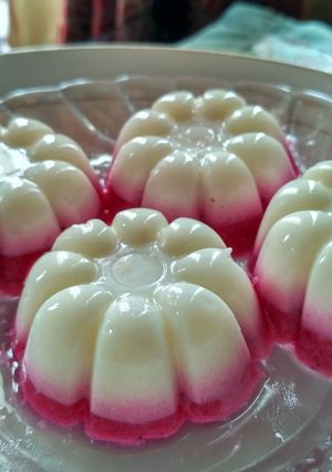 Foto resep Puding Susu Buah Naga