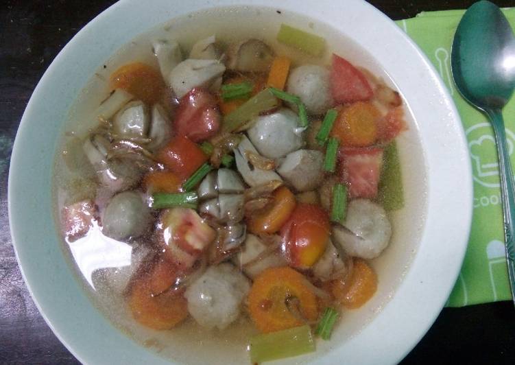 Resep Sup Jamur Merang, Lezat