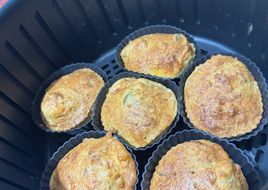 Tortinha de frango na airfryer