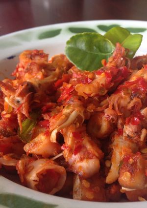 Foto resep Sambal Cumi dan ikan asin Jambal 