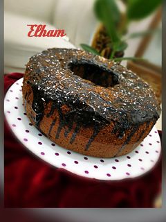 عکسی از دستور کیک شکلاتی بدون فر