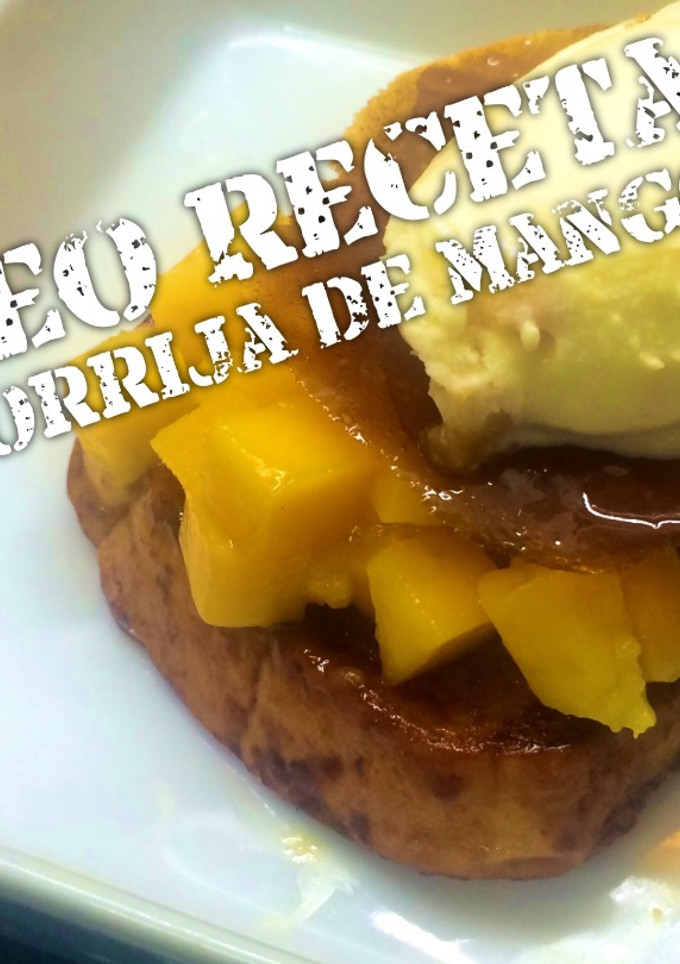 Una foto de Torrija caramelizada de Mango para Semana Santa
