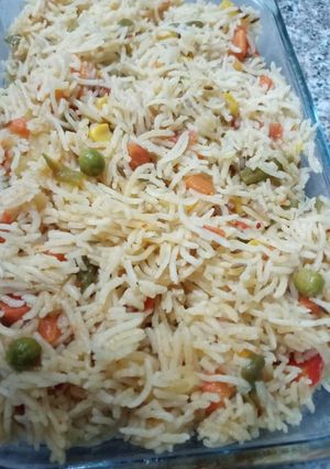 A picture of Vegetable rice.