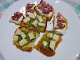 Bruschette di pane rustico