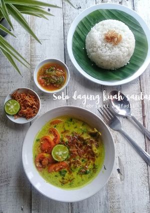 Foto resep Soto daging kuah santan (Soto bogor)