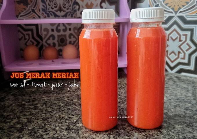 How to Prepare Yummy Jus Merah Meriah