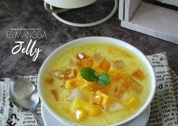 Resep Es Mangga Jelly Ala Indi Oleh Indry Hapsari Cookpad