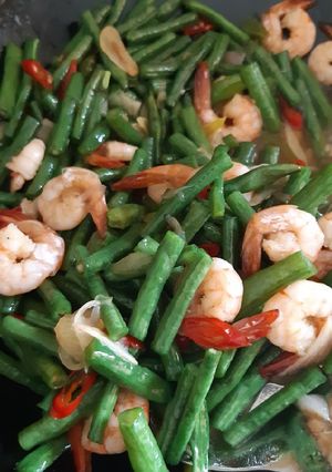 Foto resep Tumis Kacang Panjang dan Udang