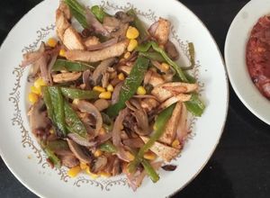 صورة لوصفة فاهيتا الدجاج Fajitas au poulet