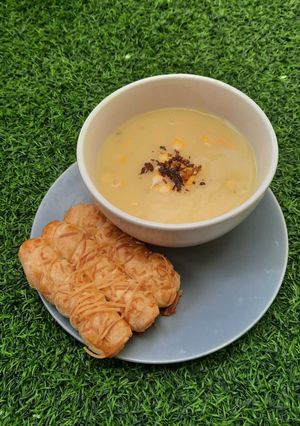 Foto resep Sup jagung instant