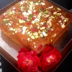 A picture of Wheat flour and jaggery cake.