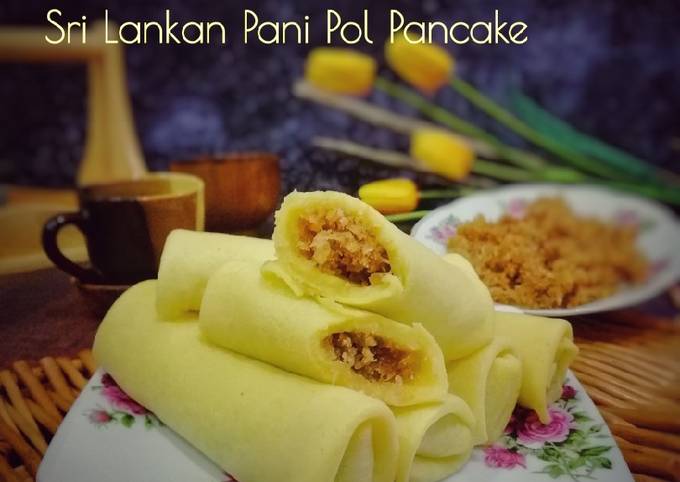 Sweet Sri Lankan Coconut Pancakes - Vegan Recipe