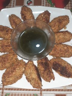Una foto de Croquetas de Pollo al horno... saludable