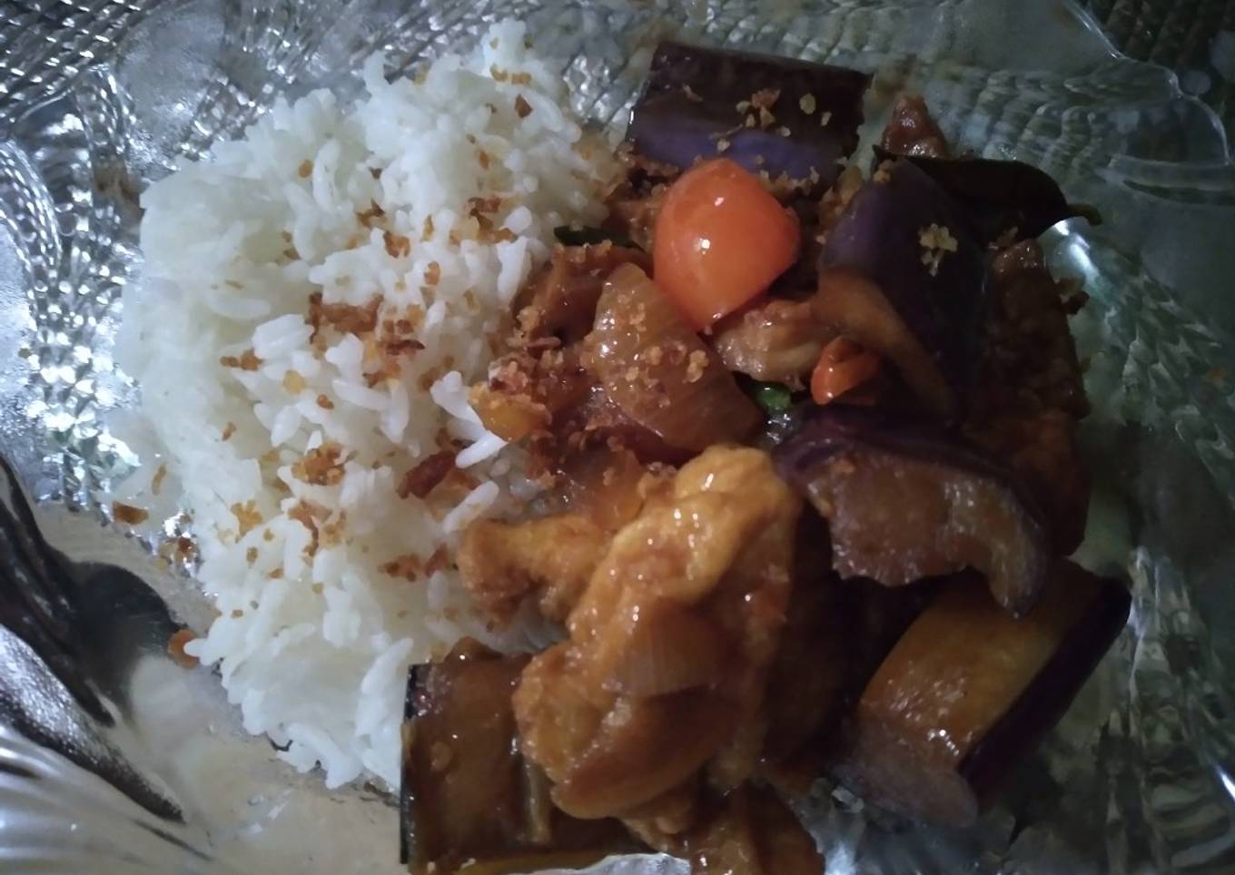 Tumis Tahu-Tempe Terong