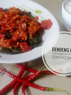 Foto resep Dendeng KW alias "Dendeng Daun Singkong"