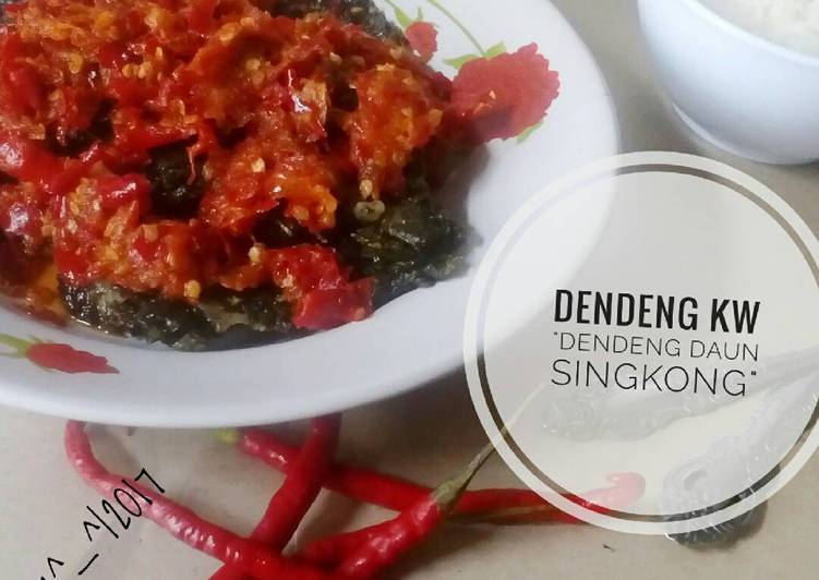 Dendeng KW alias "Dendeng Daun Singkong"