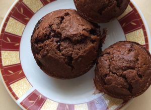 Egyszerű nagyon csokis muffin recept fotója