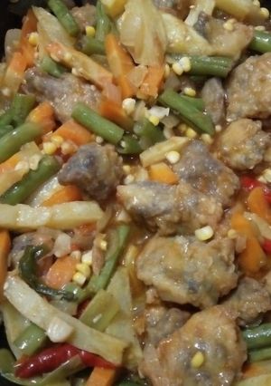 Foto resep Daging Crispy Saus Asam Manis
