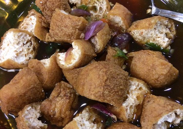 Tahu Gejrot gampang buatnya Enak Rasanya