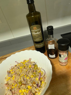Una foto de Ensalada templada de arroz integral