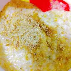 รูปของ Bubur Oat Quinoa Butternut Ayam Keju Tabur Flaxseed (Mpasi 8m+)