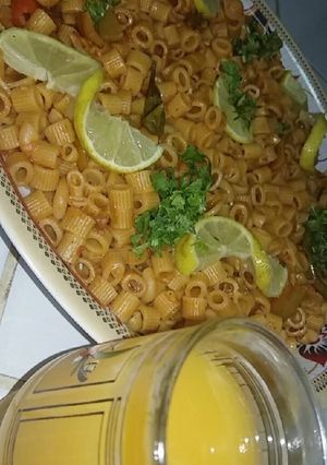 صورة لوصفة 😋 مكرونة بالكشنه 👅👍