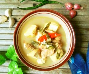 Resep Unik Sayur tahu ayam lombok ijo Lezat Mantap