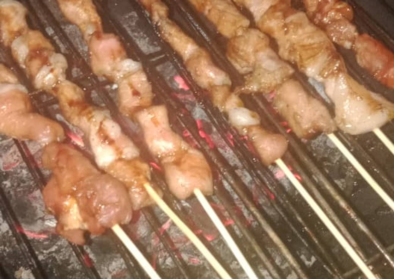 Sate daging meresap endul ala restoran (idul adha)