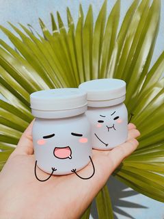 Hình của món Sữa chua phô mai hoa đậu biếc.