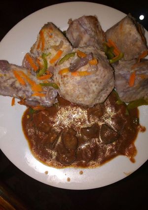 A picture of Fry nduma # mycreativearrowrootrecipecontest.