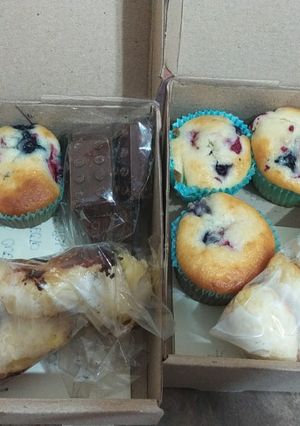Una foto de Muffins de frutos rojos