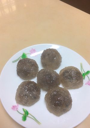 水晶紅豆球 的食譜成品照片