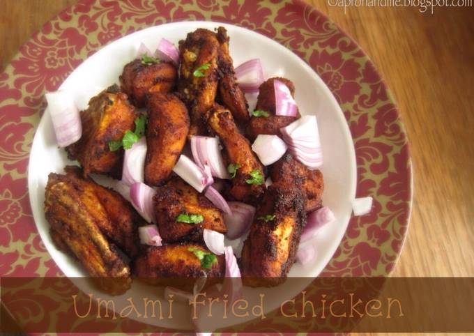 Umami Fried Chicken Recipe by Nilofer Ajmal - Cookpad